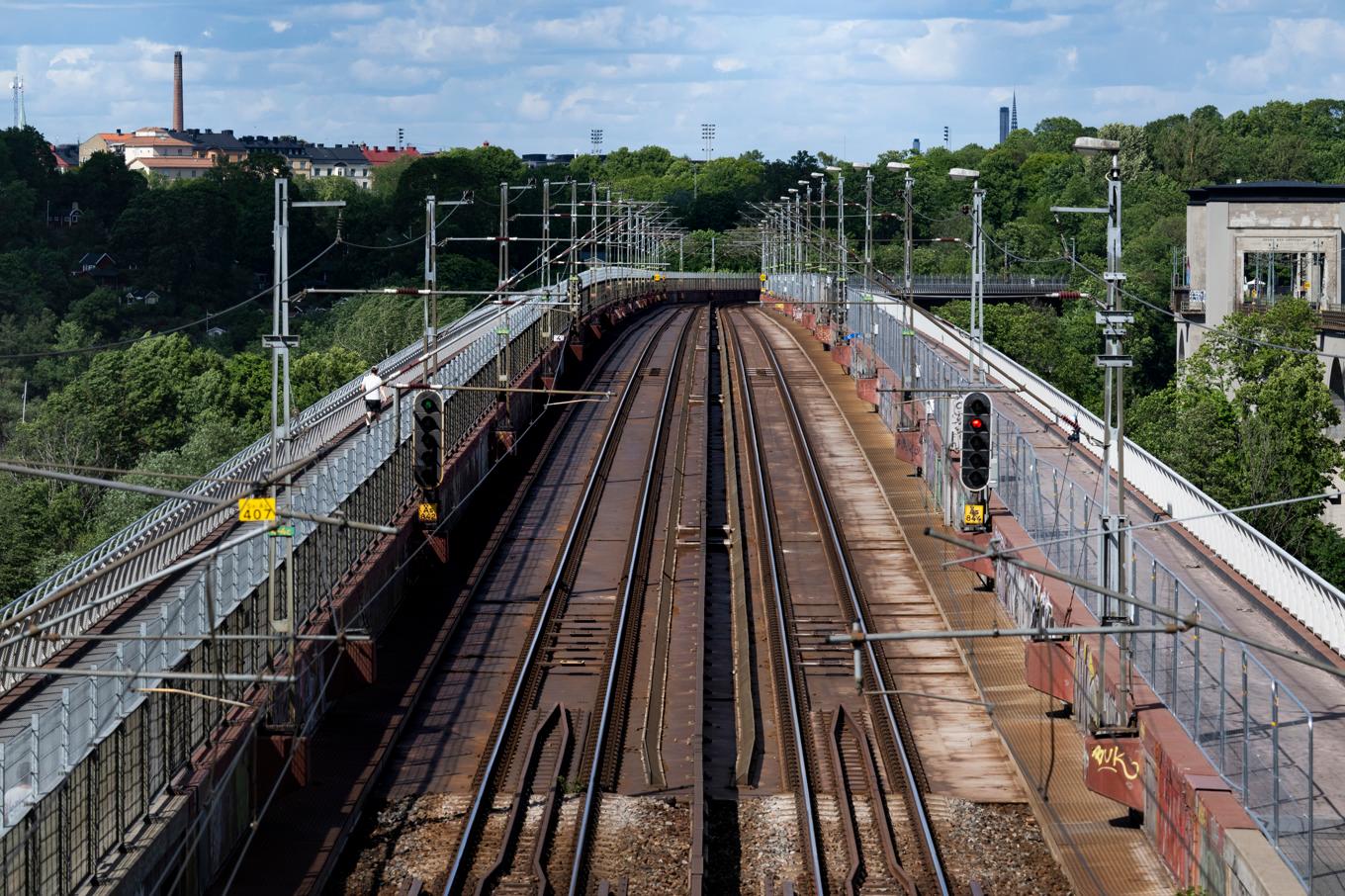 Det är stopp i tågtrafiken mellan Göteborg och Stockholm. Arkivbild. Foto: Pontus Lundahl/TT