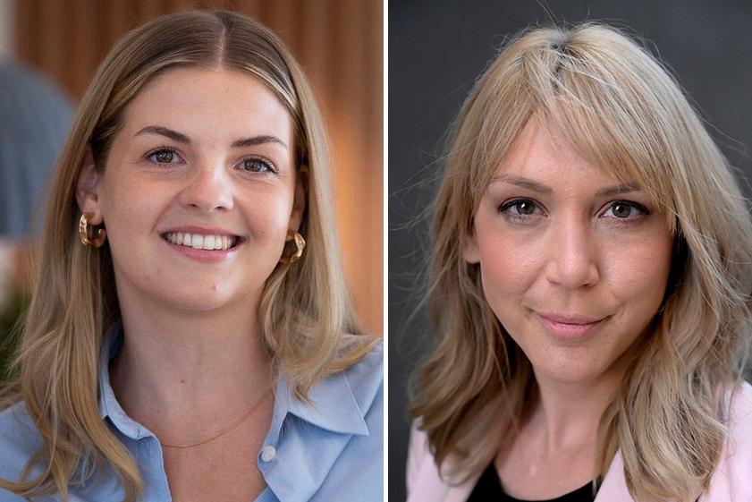Felicia Schön, privat Avanza, och Frida Bratt, sparekonom Nordnet. Foto: Avanza och Janerik Henriksson/TT