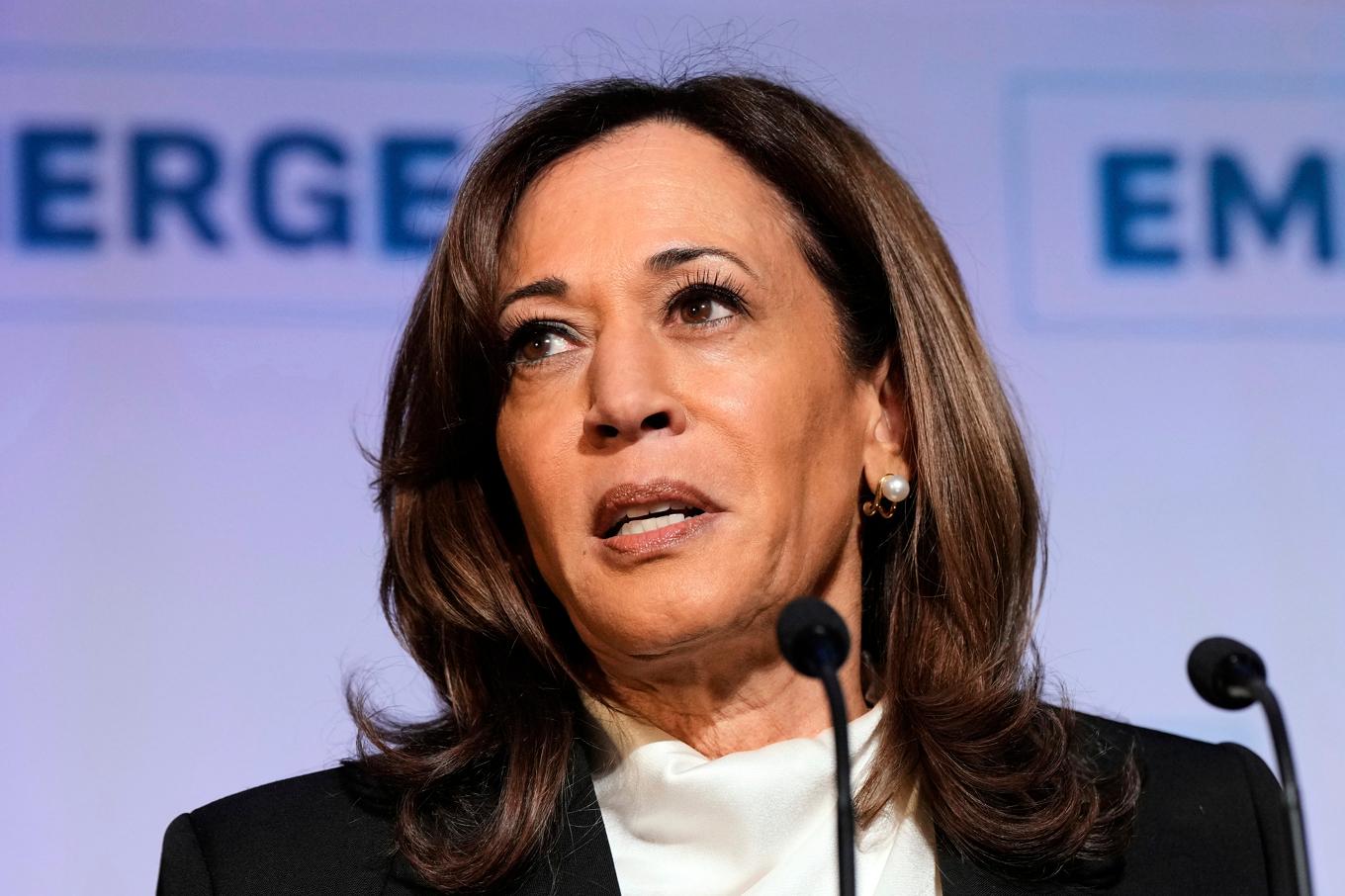 USA:s tidigare vicepresident Kamala Harris. Arkivbild. Foto: Godofredo A. Vásquez/AP/TT