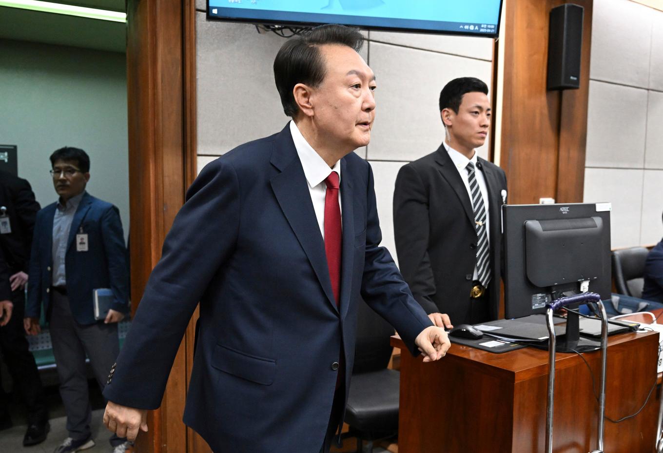 Sydkoreas avsatte och brottsanklagade tidigare president Yoon Suk-Yeol. Arkivbild. Foto: Jung Yeon-Je/AP/TT