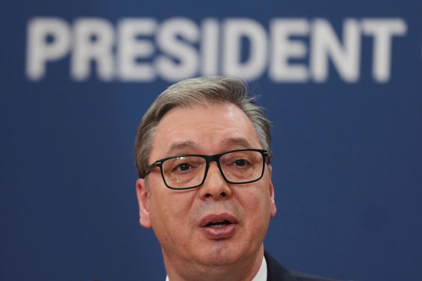 Serbians president Aleksandar Vucic. Foto: Darko Vojinovic/AP/TT