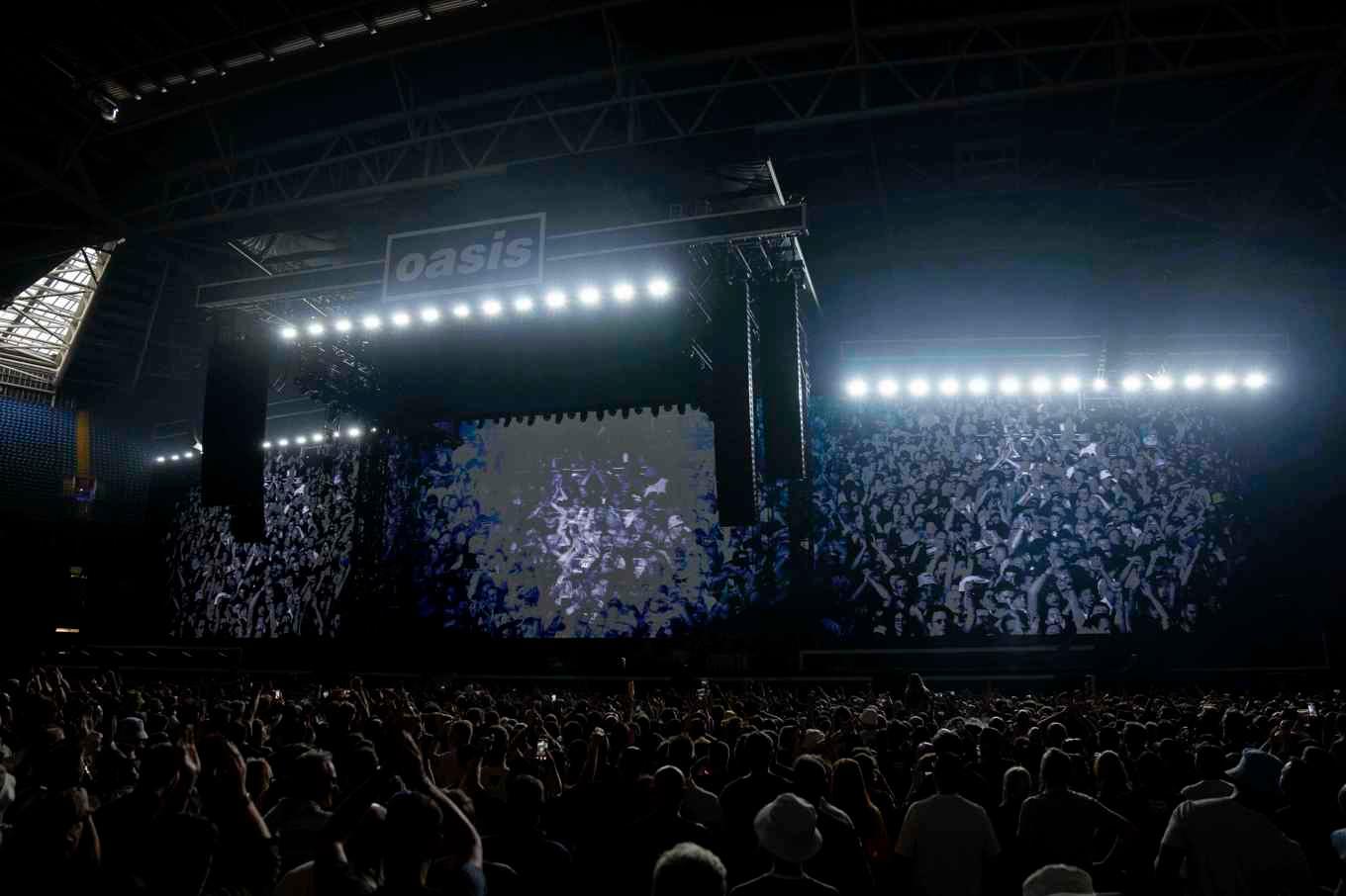 Oasis har återförenats. Bild från en konsert tidigare under turnén. Foto: Scott A Garfitt/AP/TT