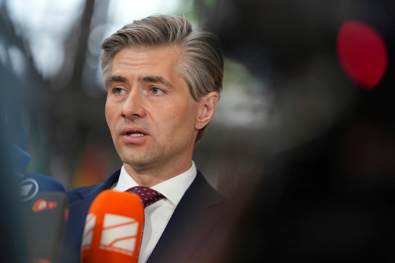 Litauens utrikesminister Kestutis Budrys har bett Nato om hjälp att skydda landets luftrum. Arkivbild. Foto: Virginia Mayo/AP/TT