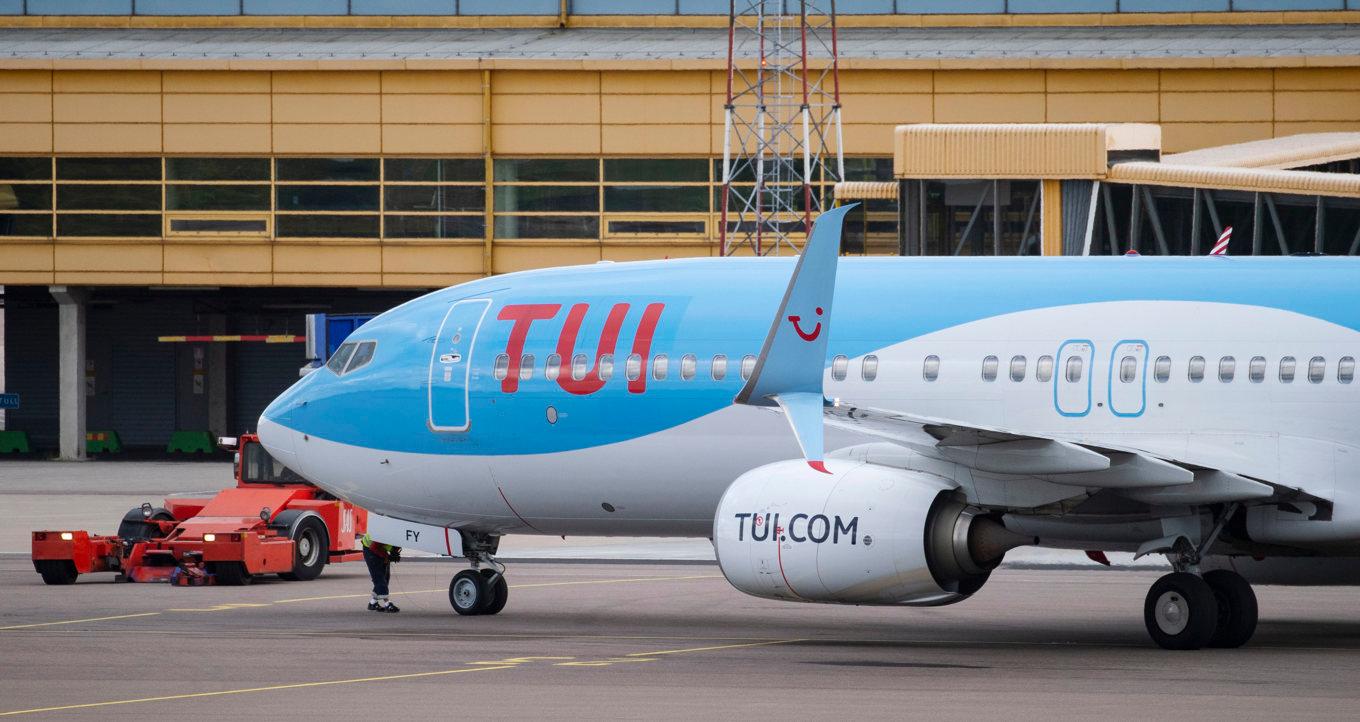 TUI-flyget tvingades landa i Santiago de Compostela. Arkivbild. Foto: Johan Nilsson/TT