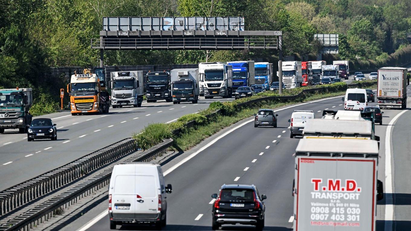 Tyska A2-motorvägen. Arkivbild. Foto: Martin Meissner/AP/TT