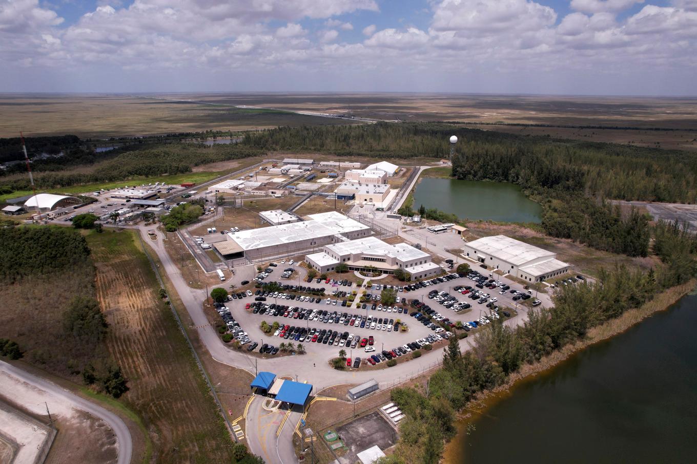 ICE:s migrantförvar i Everglades, Florida. Arkivbild. Foto: Rebecca Blackwell/AP/TT