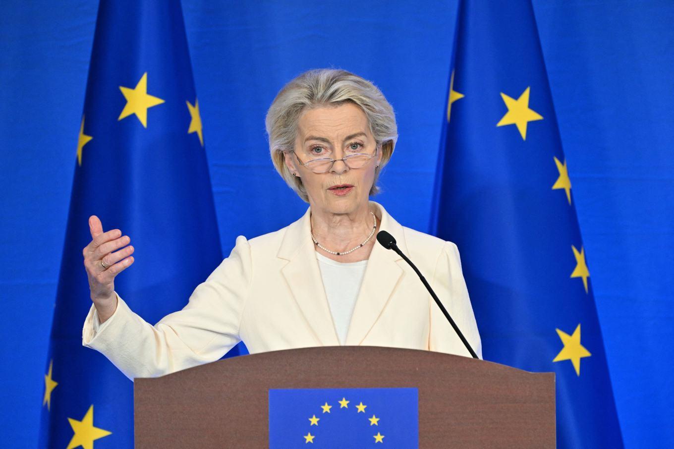 EU-kommissionens ordförande Ursula von der Leyen. Foto: Adek Berry/AFP via Getty Images