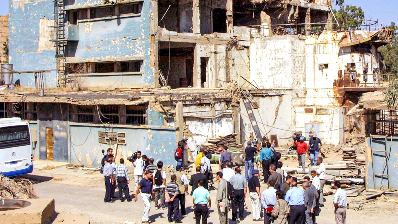 Den av Israel förstörda reaktorn OSIRAK, vilken var basen i Saddam Husseins utveckling av kärnvapen. Foto: Ramzi Haidar/AFP via Getty Images