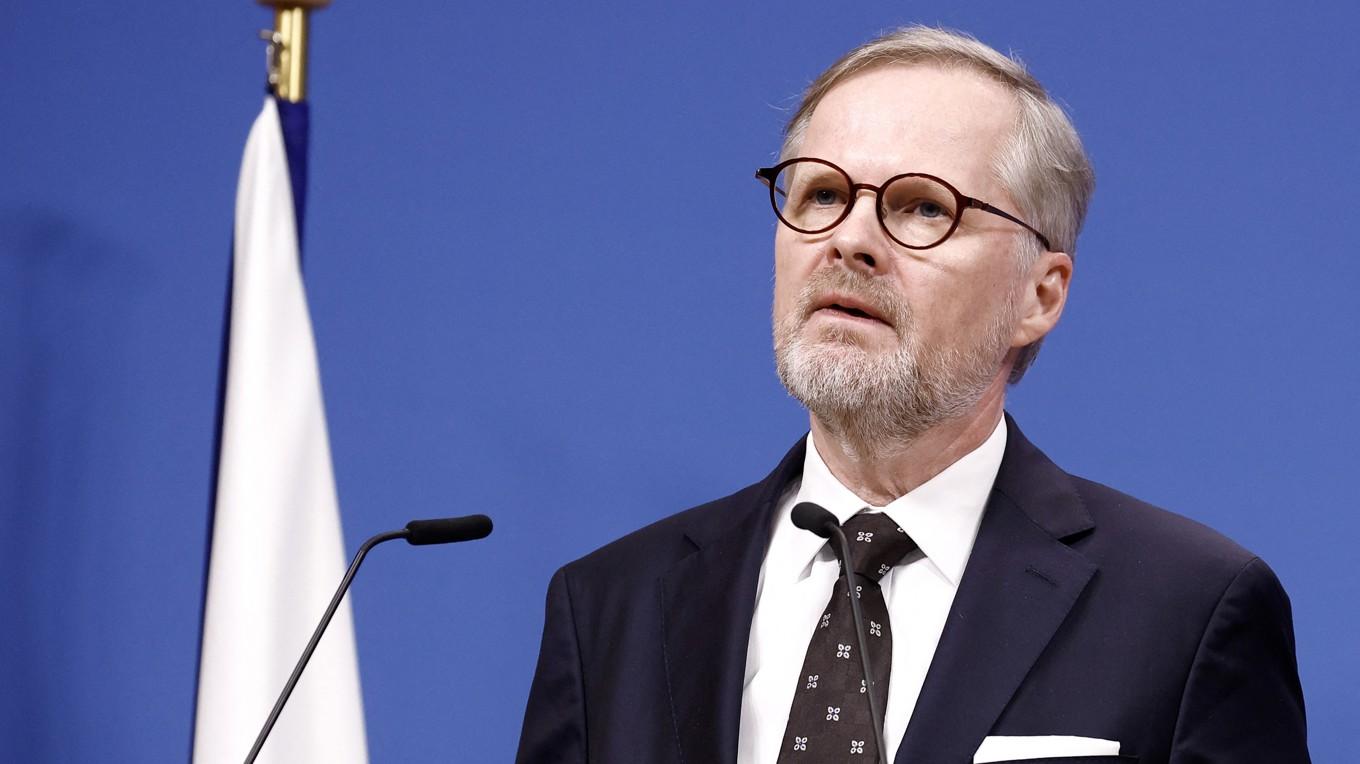 Tjeckiens premiärminister Petr Fiala. Foto: Kenzo Tribouillard/AFP via Getty Images