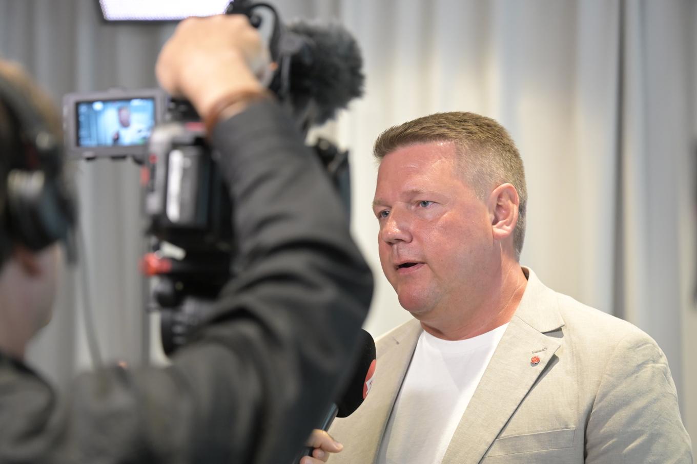 Tobias Baudin (S), partisekreterare. Foto: Roger Sahlström.