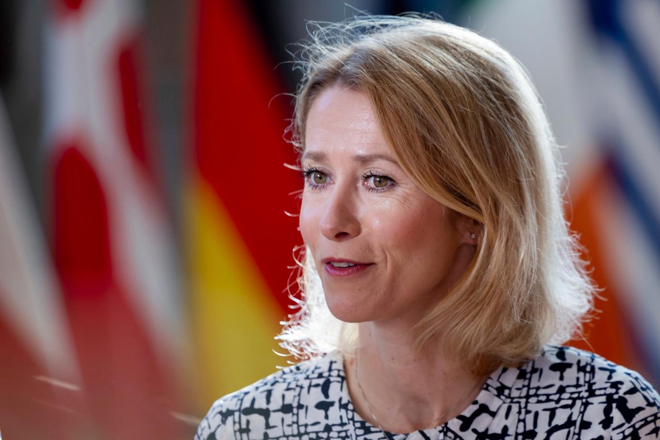 EU:s utrikeschef Kaja Kallas har kallat unionens utrikesministrar till möte. Arkivbild. Foto: Geert Vanden Wijngaert/AP/TT