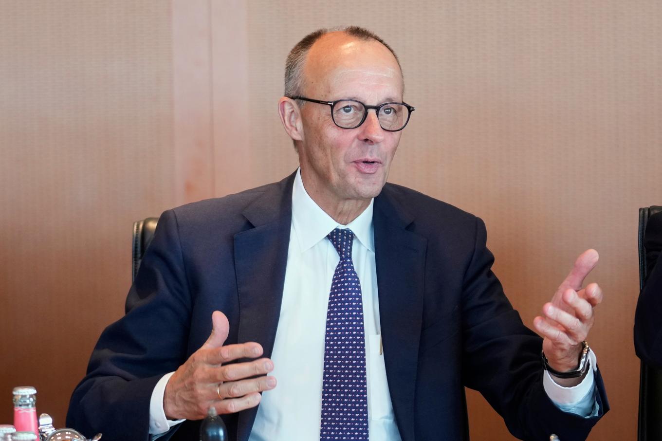 Tysklands förbundskansler Friedrich Merz. Arkivbild. Foto: Ebrahim Noroozi/AP/TT