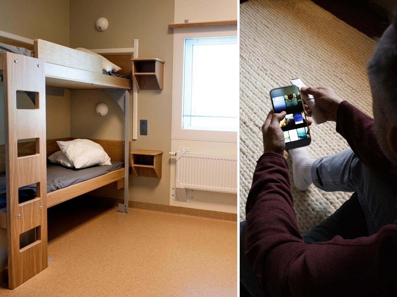 Antal mobiler som hittas på landets fängelser och häkten har ökat, enligt siffror från säkerhetsavdelningen på Kriminalvården. Montage/arkivbild. Foto: Pontus Lundahl/TT