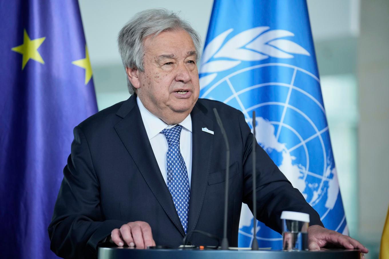 FN:s generalsekreterare António Guterres. Arkivbild. Foto: Ebrahim Noroozi/AP/TT