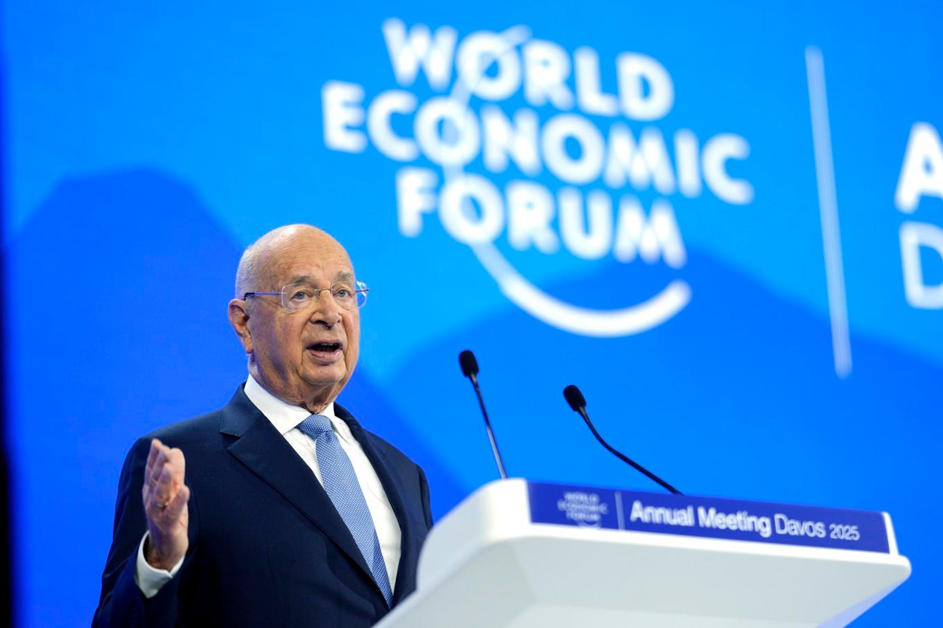 Davos-grundaren Klaus Schwab. Arkivbild. Foto: Markus Schreiber/AP-TT