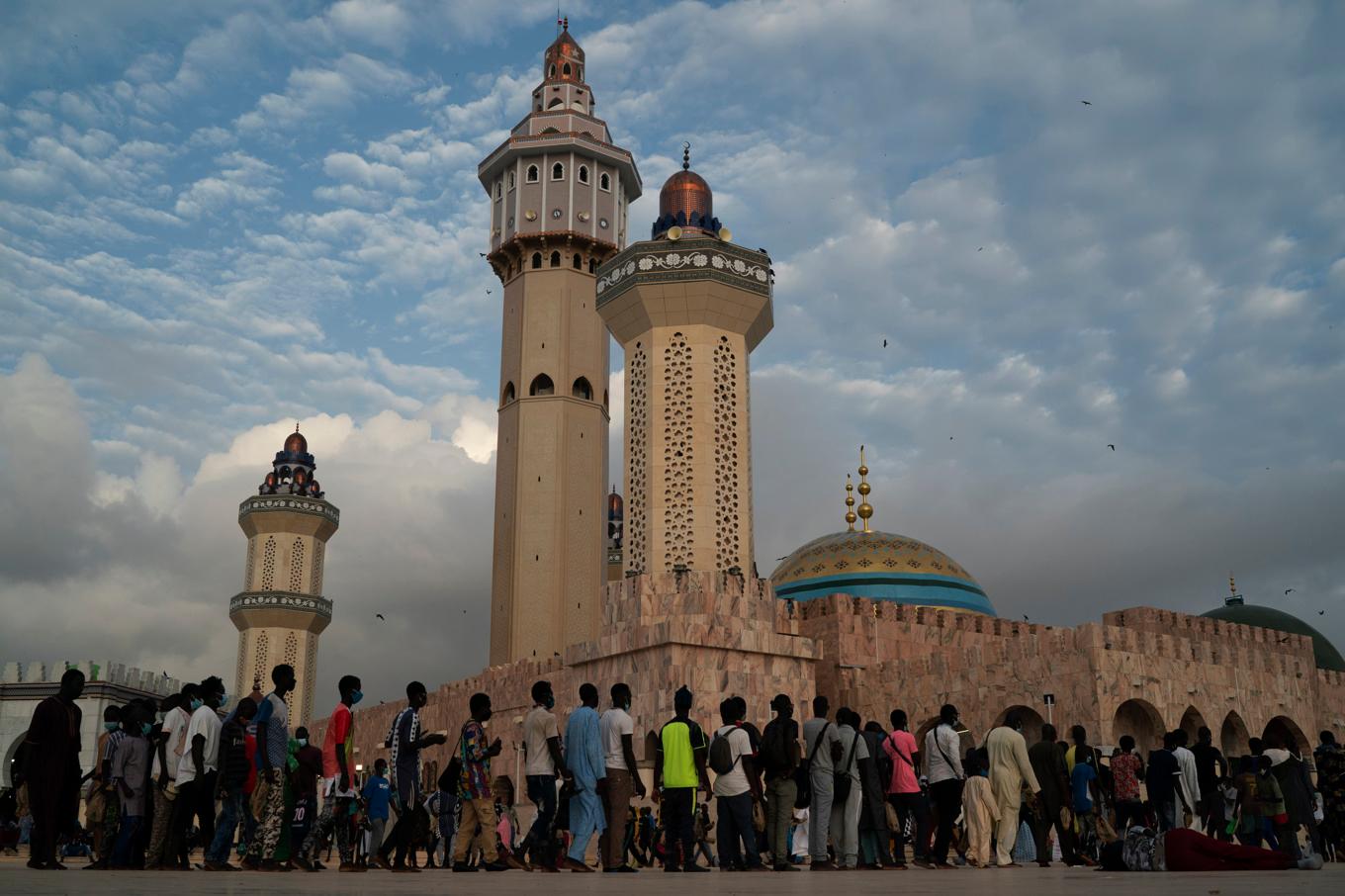 Pilgrimsfärden går till staden Touba. Arkivbild. Foto: Leo Correa/AP/TT