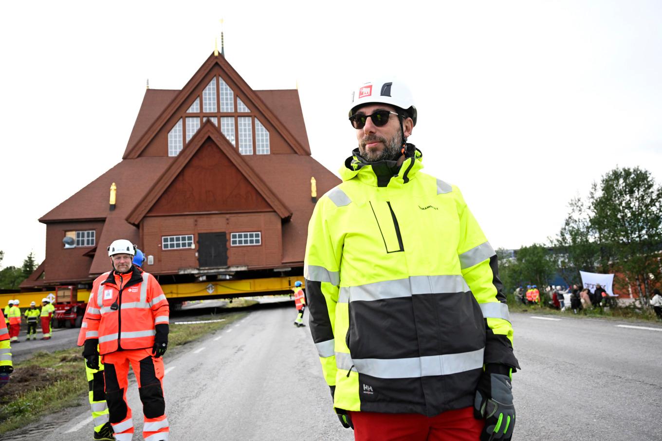 Davide Andreani, chef för Europa projects på det nederländska bolaget Mammoet. Foto: Fredrik Sandberg/TT