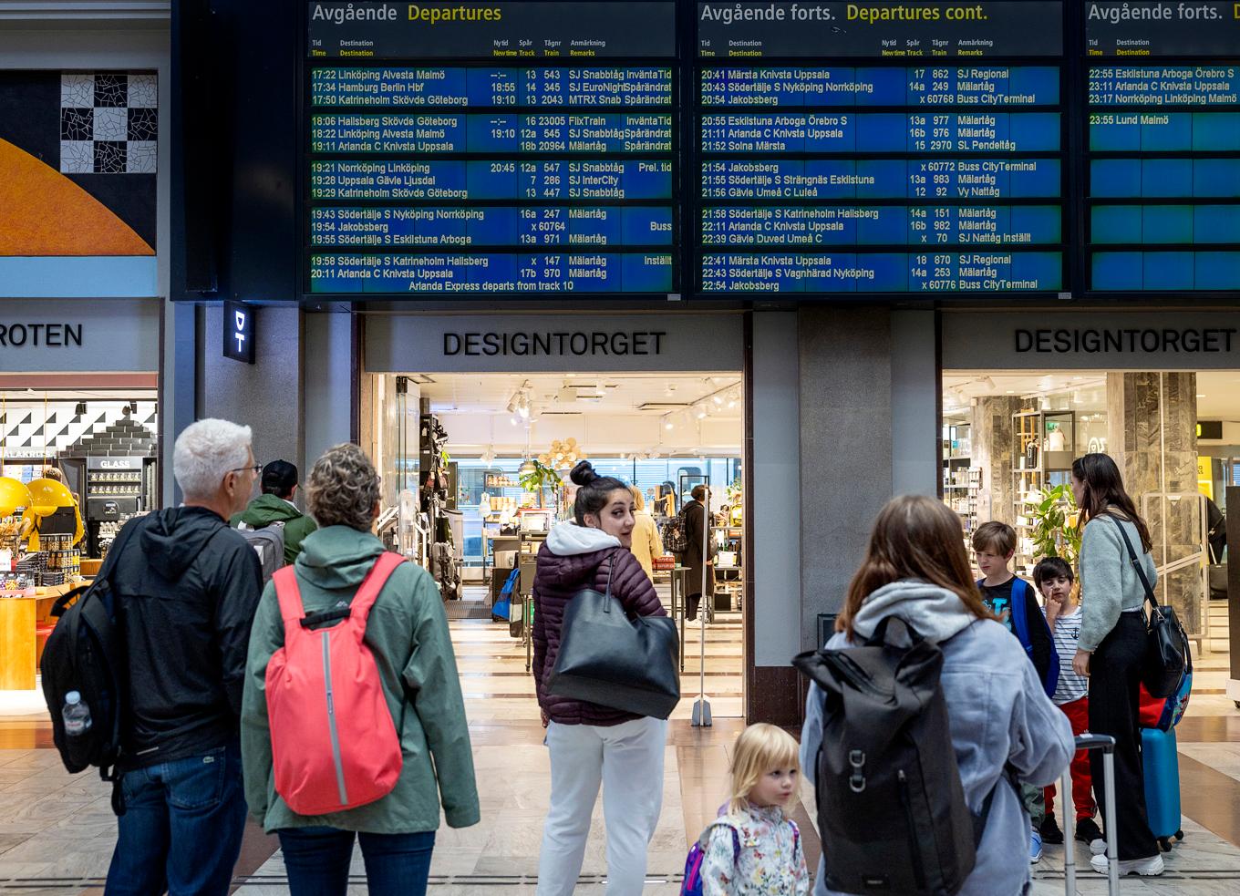Under sommaren har SJ drabbats av flera längre tågstopp. Arkivbild. Foto: Stefan Jerrevång/TT