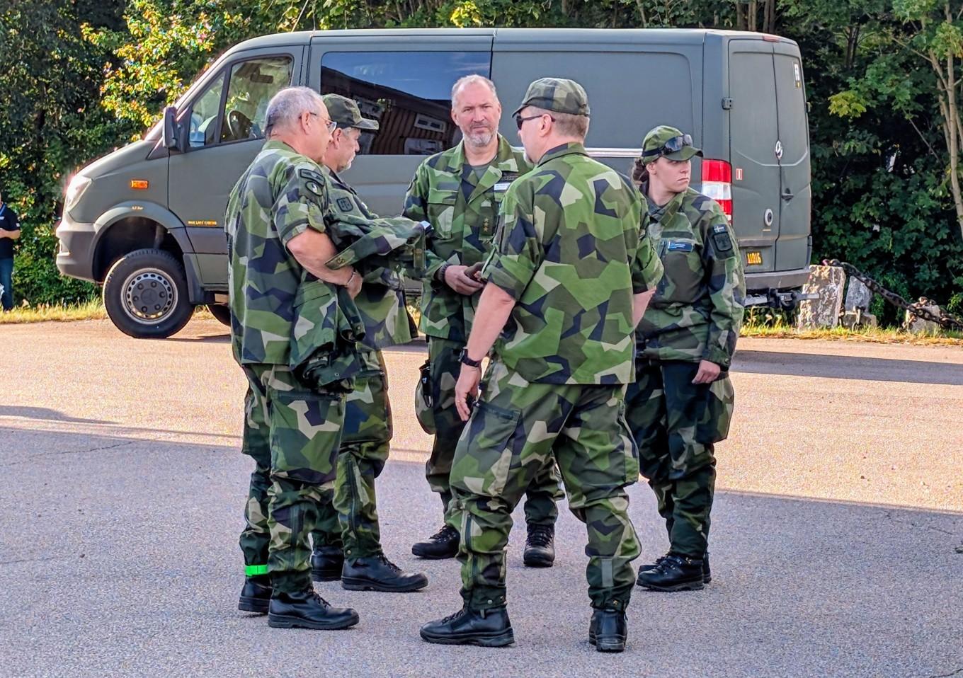 Hemvärnet deltog i sökinsatsen. Foto: Foto: Björn Hansson