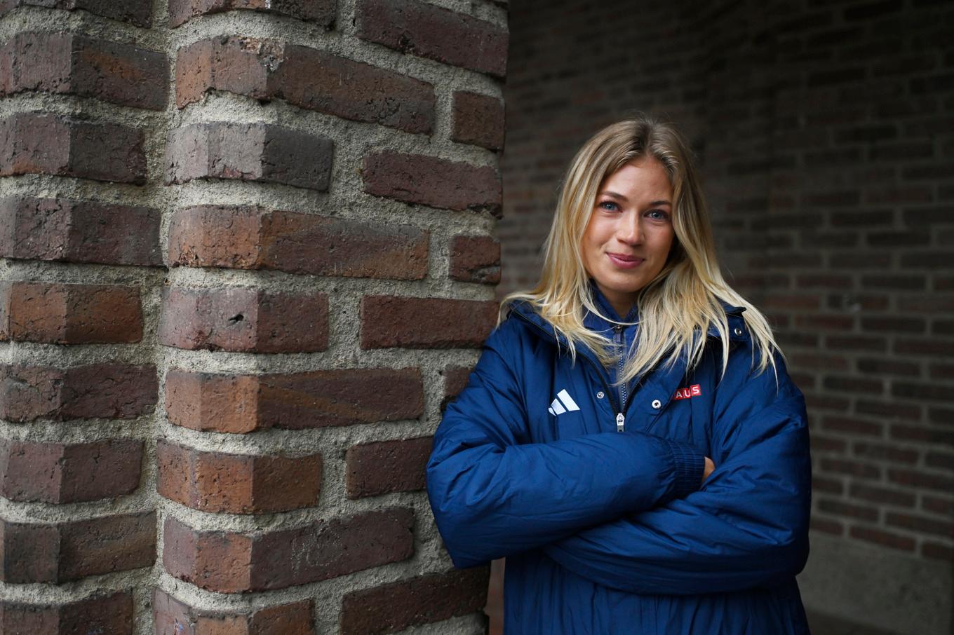 Julia Henriksson: "Kenth älskade friidrott och vi vill så klart göra honom stolt". Foto: Oscar Olsson/TT