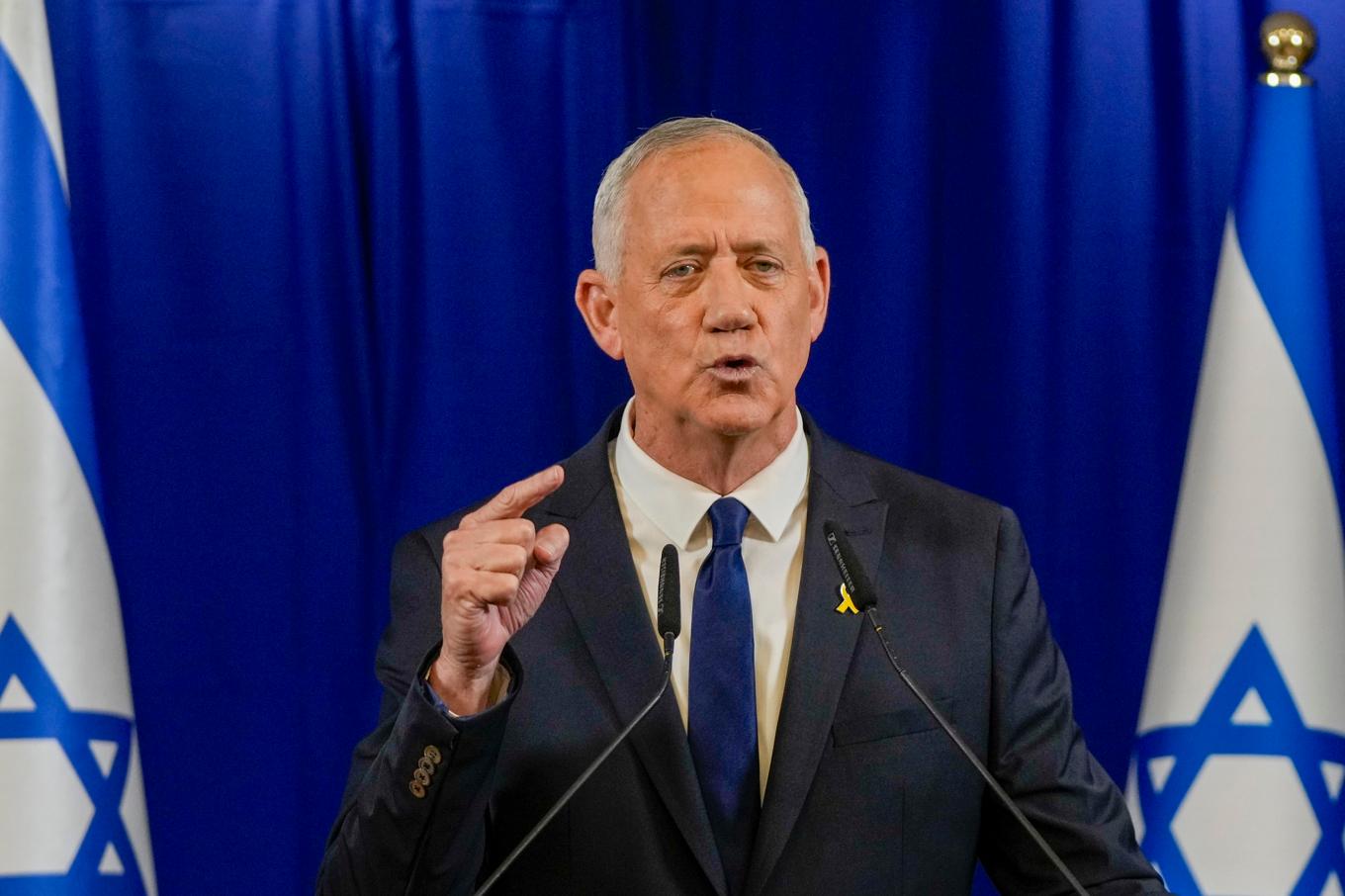 Benny Gantz. Arkivbild. Foto: Ohad Zwigenberg/AP/TT
