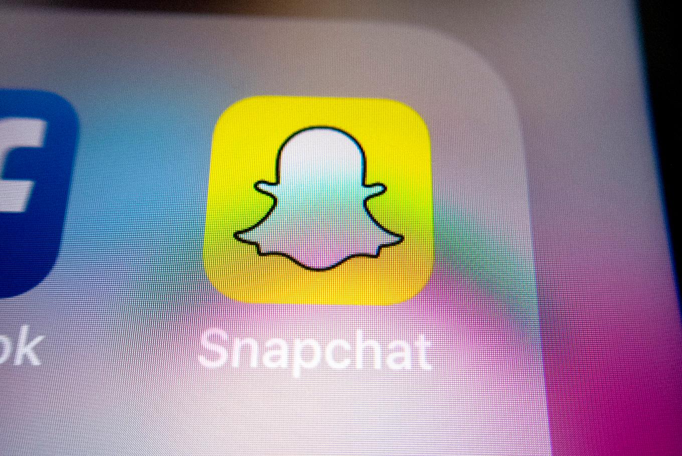 En stor del av groomingfallen som sker online sker på Snapchat. Foto: Gorm Kallestad/NTB Scanpix/TT