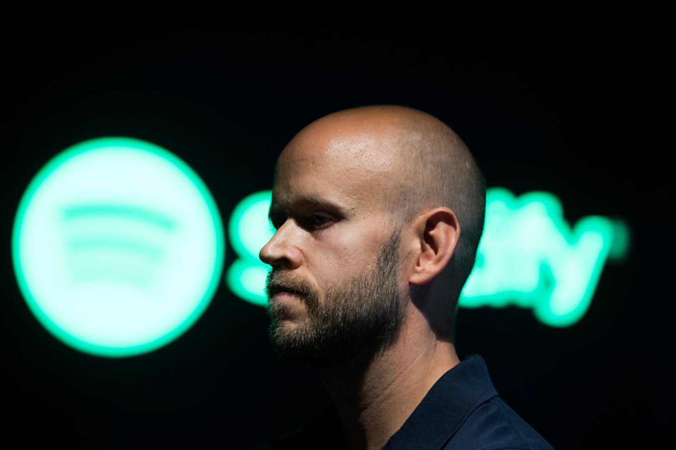 Spotifys vd Daniel Eks investeringar i vapensystem verkar ha blivit droppen för ett antal artister som nu uppmuntrar till bojkott. Arkivbild Foto: Henrik Montgomery/TT