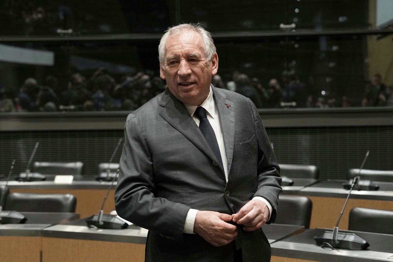 Frankrikes premiärminister Francois Bayrou. Arkivbild. Foto: Aurelien Morissard/AP/TT