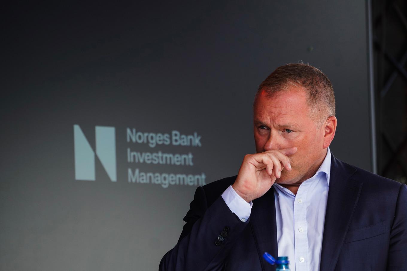 Nicolai Tangen, vd för den norska oljefonden. Arkivbild. Foto: Ole Berg-Rusten/NTB/TT