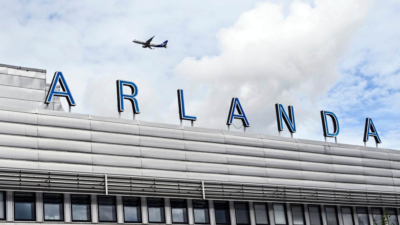 En däckexplosion har inträffat på ett passagerarplan på Arlanda. Arkivbild. Foto: Anders Wiklund/TT