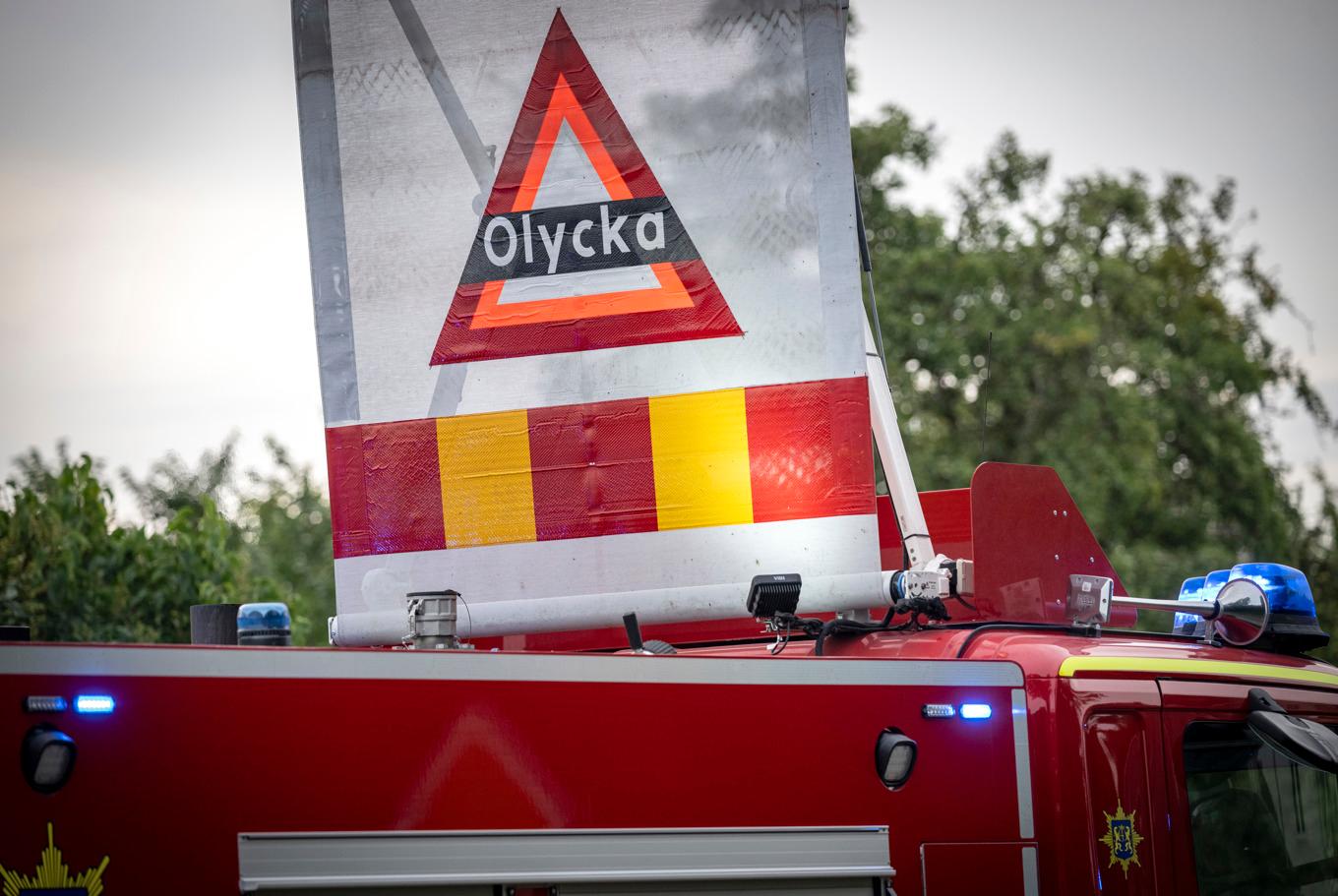 Fyra personer var inblandade i olyckan mellan en personbil och en husbil. Arkivbild. Foto: Johan Nilsson/TT