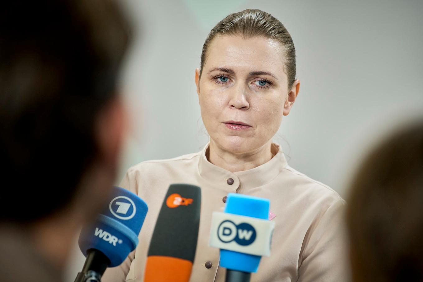 Litauens försvarsminister Dovile Sakaliene i Köpenhamn. Foto: Thomas Traasdahl/Ritzau Scanpix/TT
