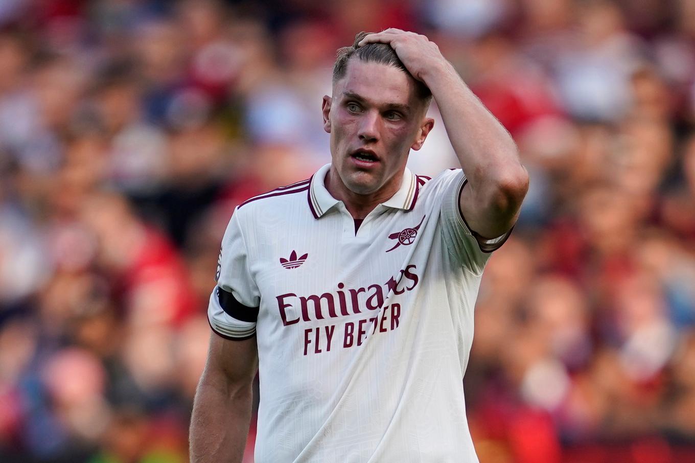 Landslagsstjärnan Viktor Gyökeres lyckades inte hitta nätet i stormötet mot Liverpool. Foto: Dave Thompson/AP/TT