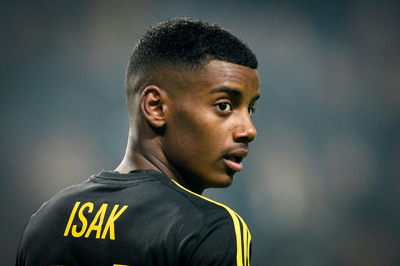Alexander Isak i AIK-tröjan 2016. Foto: Anders Wiklund/TT