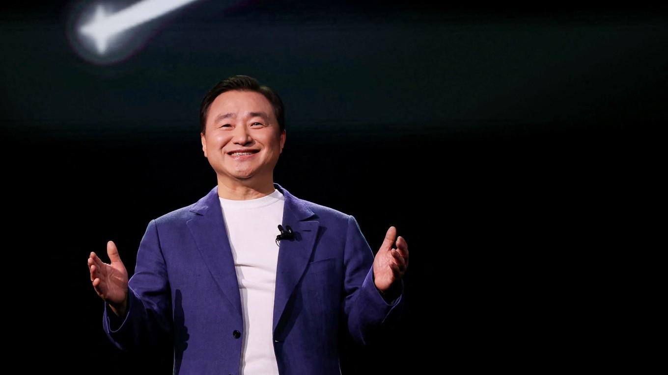 Sydkoreanske Samsung-presidenten och chefen för mobilkommunikationsverksamheten, Roh Tae-moon. Foto: Emmanuel Dunand/AFP vid Getty images
