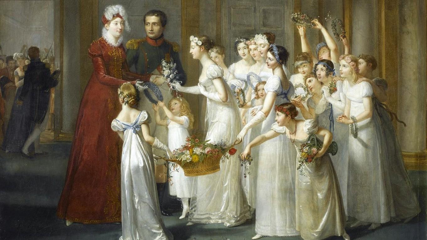”Ärkehertiginnan Marie-Louises ankomst till Compiègne” (1810). Foto: Public Domain