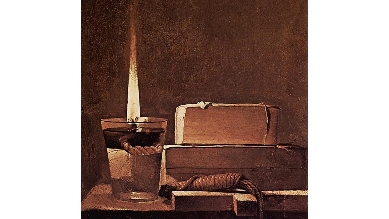 Bortom samtidens kretsande kring sig själv. Målning av Georges de La Tour (1593–1652). Foto: Public Domain