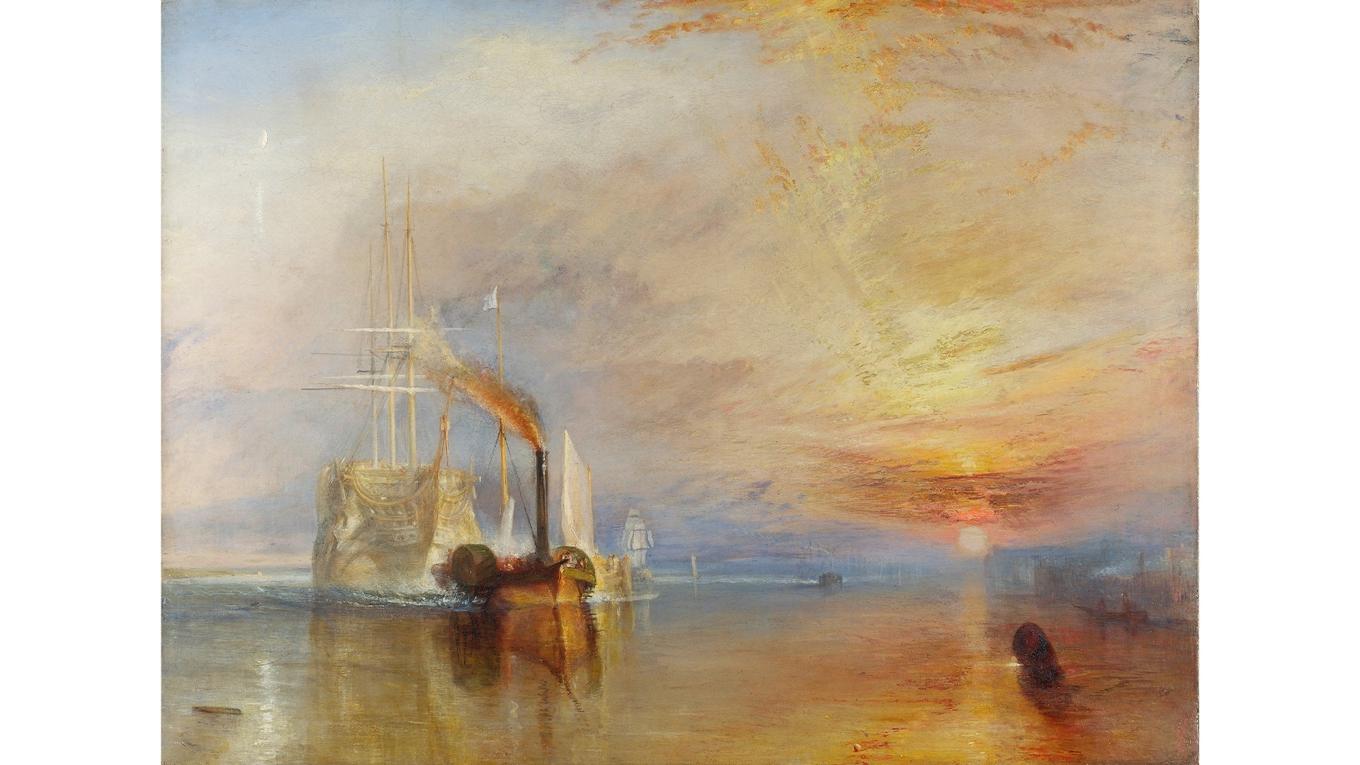 ”Den stridande Temeraire” (1838–1839), National Gallery, London. Foto: Public Domain