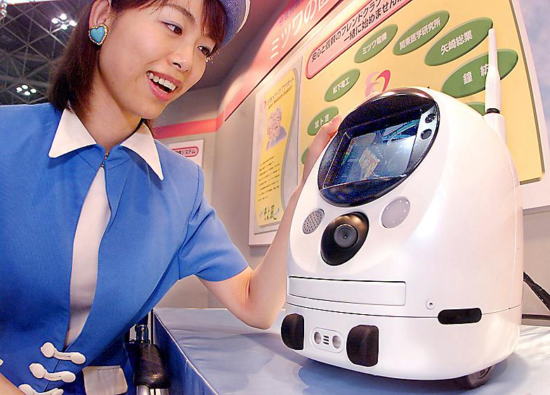 Robotar finns i alla former. Här en i Japan. Yoshikazu Tsuno/AFP via Getty Images