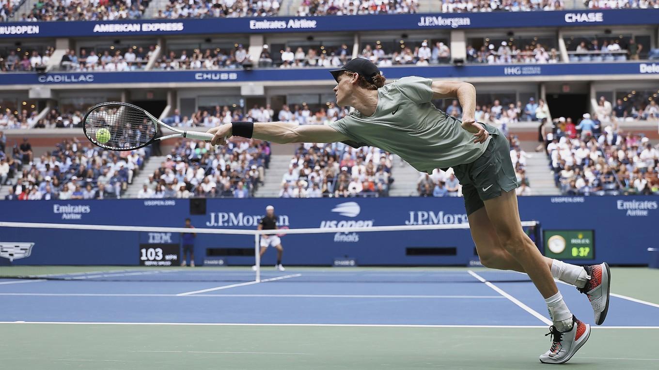 Ska Jannick Sinner klara att försvara sin titel från förra året? Mycket tyder på att det kommer att stå mellan italienaren eller spanjoren Carlos Alcaraz. Foto: Al Bello/Getty Images