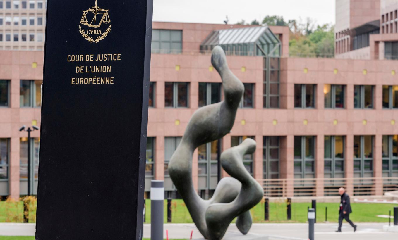 EU:s domstol i Luxemburg. Arkivfoto. Foto: Geert Vanden Wijngaert/AP/TT
