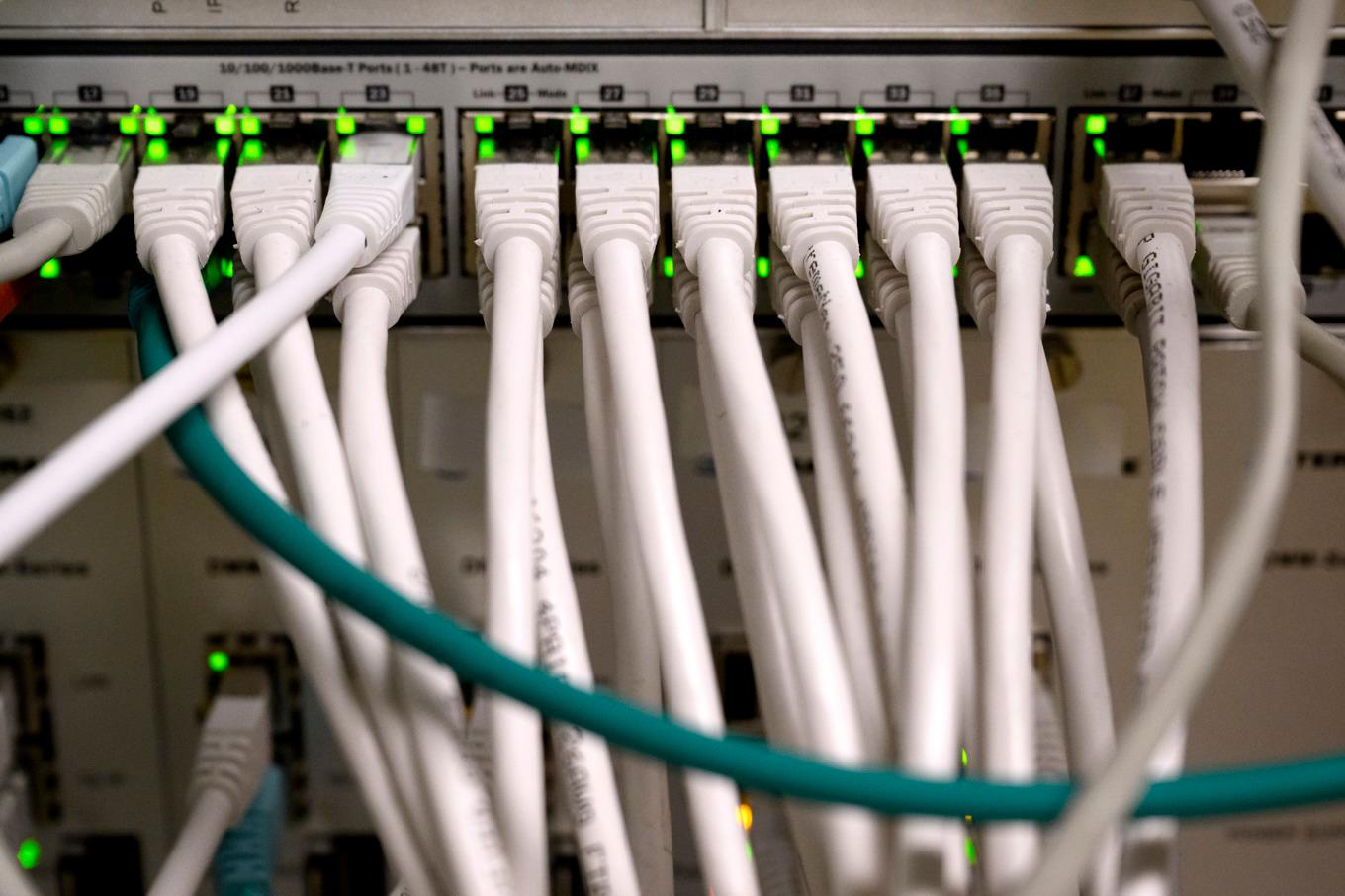 Tusen kunder hos nätleverantören Fibra var utan internet. Arkivbild Foto: Jessica Gow/TT