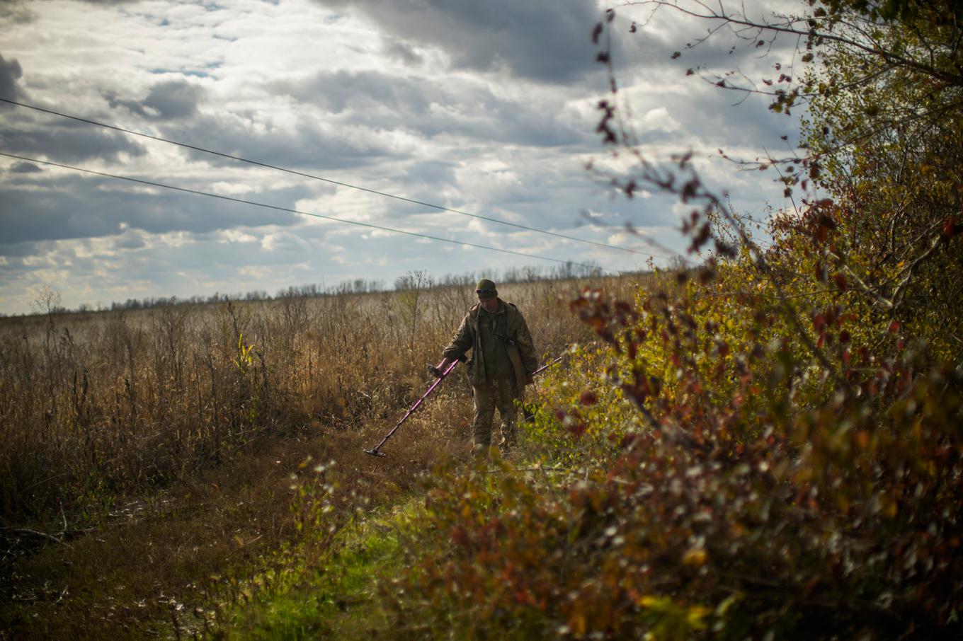 Två minröjare har dödats i en rysk attack i nordöstra Ukraina. Arkivbild. Foto: Francisco Seco/AP/TT