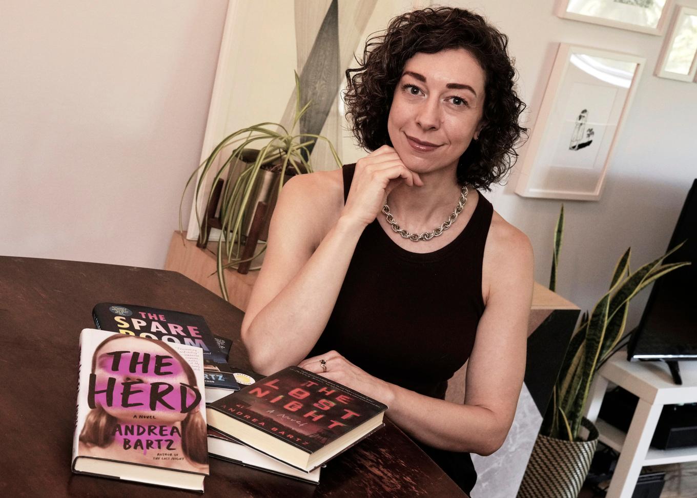 Andrea Bartz är en av författarna som stämt AI-företaget Anthropic för upphovsrättsintrång. Arkivbild. Foto: Richard Drew/AP/TT