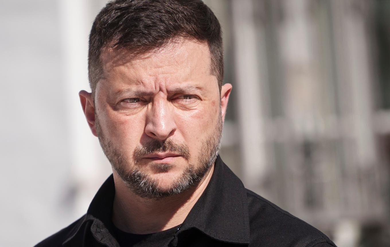 Ukrainas president Volodymyr Zelenskyj har inga planer på att resa till Moskva. Foto: Liselotte Sabroe/Ritzau Scanpix/TT