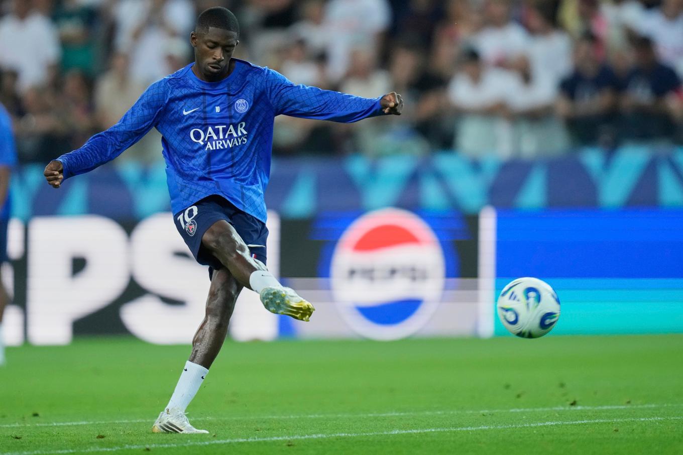 Ousmane Dembélé. Arkivbild. Foto: Darko Bandic/AP/TT