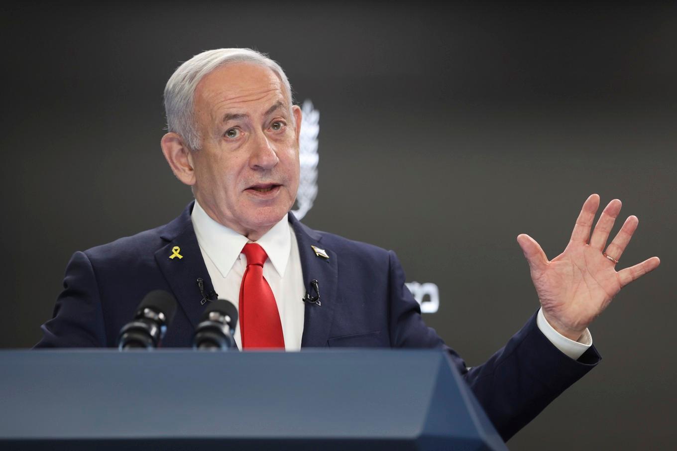 Israels premiärminister Benjamin Netanyahu. Arkivbild. Foto: Abir Sultan/Pool via AP/TT