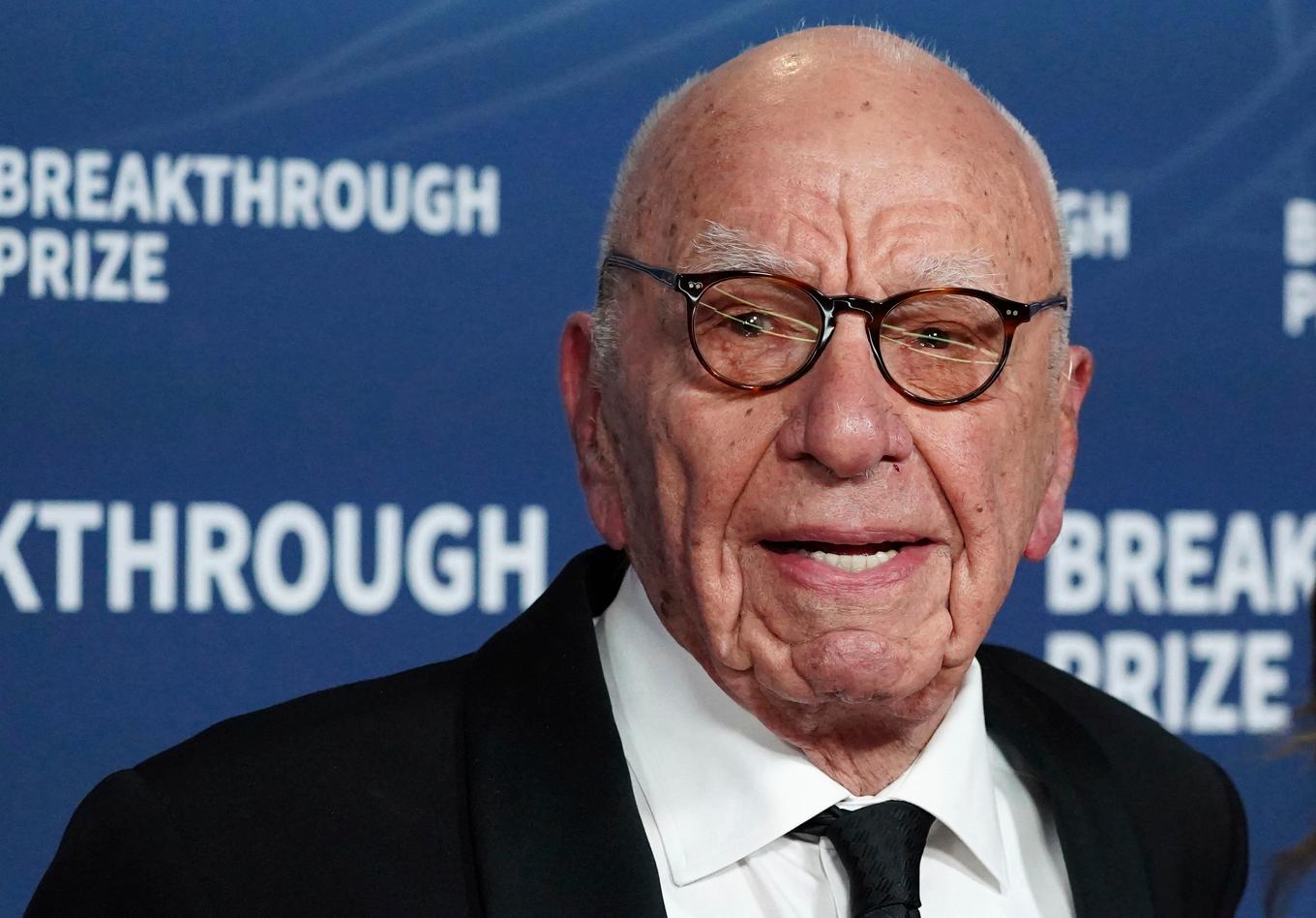 Mediemogulen Rupert Murdoch på bild från i april. Foto: Jordan Strauss/AP/TT