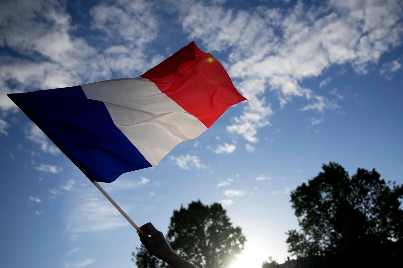 Den franska trikoloren. Arkivbild. Foto: Christophe Ena/AP/TT