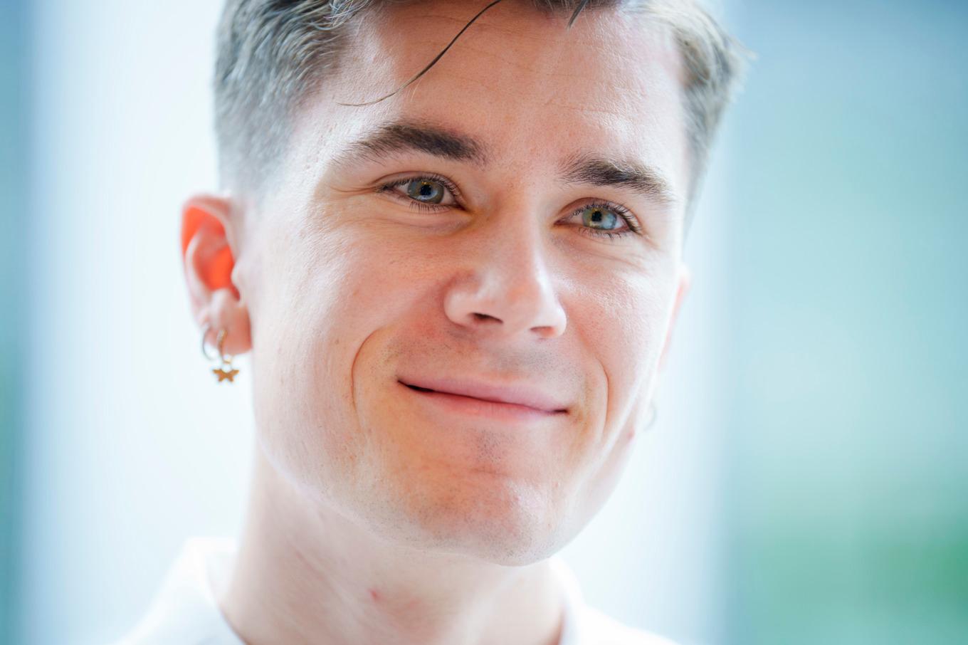 Jakob Ingebrigtsen under en pressträff i Oslo tidigare i veckan före avresan till Tokyo. Foto: Stian Lysberg Solum/NTB/TT
